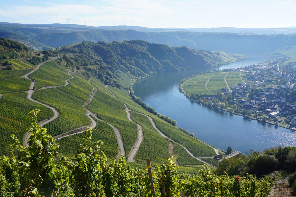 Região do Mosel e o Rio Reno